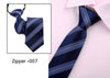 Men's Business Tie 6cm Collar Pull Peels Zipper Tie