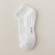 Absorbent Anti-odor Black And White High-top Basketball Socks For Men