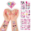 Retro Girl Waterproof Tattoo Sticker Makeup Set