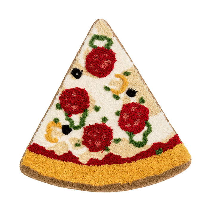 Funny Pizza Plush Carpet Bedroom Absorbs Water