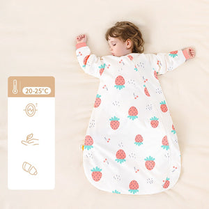 Baby Sleeping Bag With Thermostatic Cotton One-piece Anti-kick