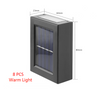 Solar Night Light Outdoor Decorative Garden Wall Lamp