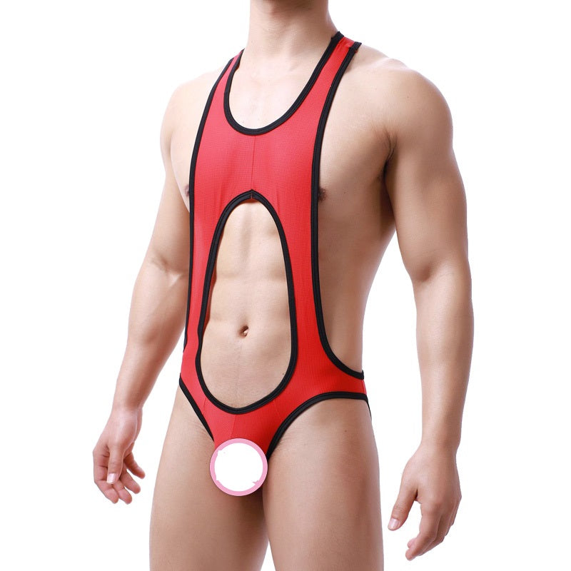 Men's Sculpting Fine Mesh Breathable One Piece Underwear For Men