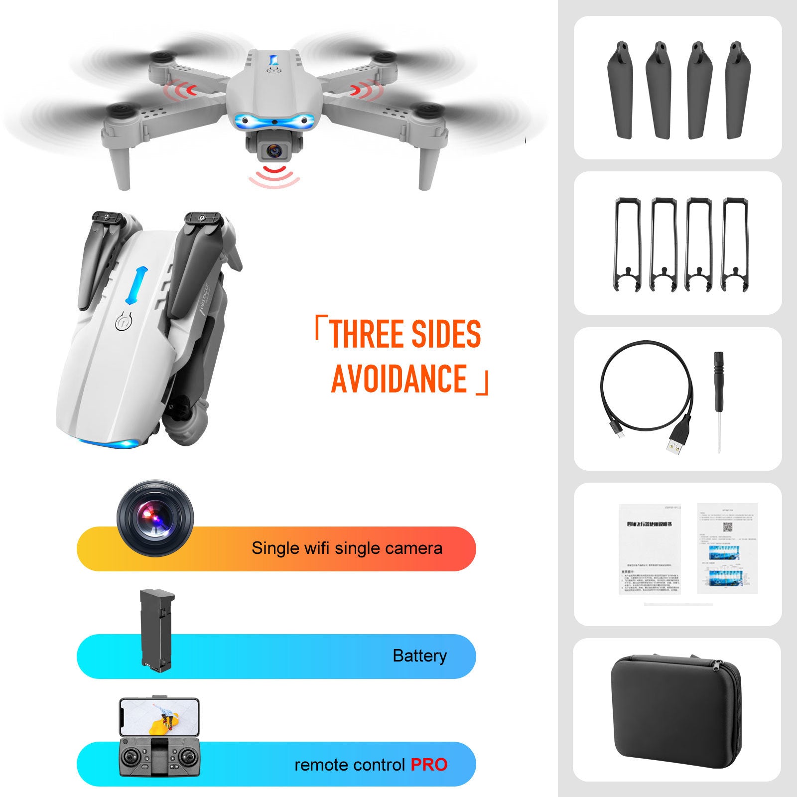 4K Dual Camera Remote Control  Drone