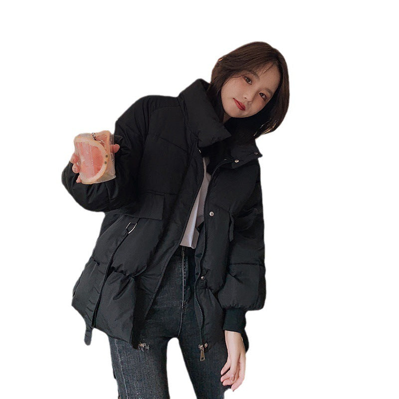 Style Loose Cotton Padded Jacket Padded Down Jacket Coat