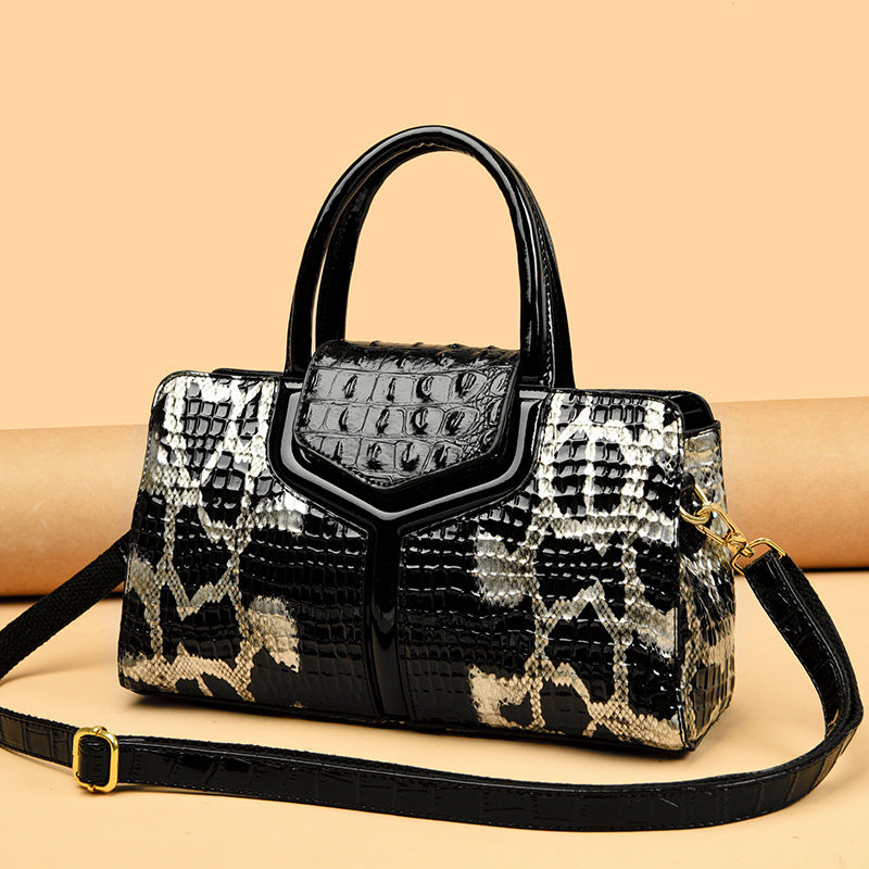 Women's Handbag Vintage Snake Pattern