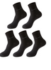 Socks Solid Color Socks Men's Mid-tube Bamboo Fiber Socks Men