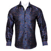 Long Sleeve Casual Flower Shirts For Men Designer Fit Dress Shirt BCY-05