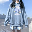 Hoodie Trendy Girls Junior High School Loose Thin Top