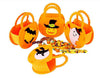 Halloween Pumpkin Bag Creative Halloween Cookie Candy Gift Bag Halloween Treat Or Trick Props Handheld Basket