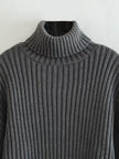 Style Women's Ribbed Turtleneck Sweater Women