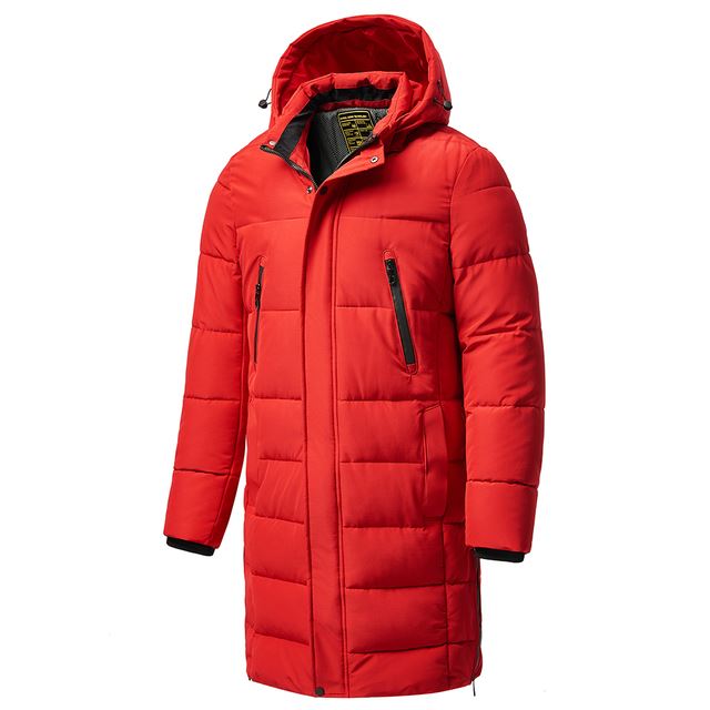 New Plus Long Warm Thick Hood Parkas Jacket