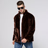 Men's Faux Fur Jacket Mink Fur Coat