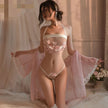 Underwear Tulle Hanging Neck Belly Pocket Hanfu Suit