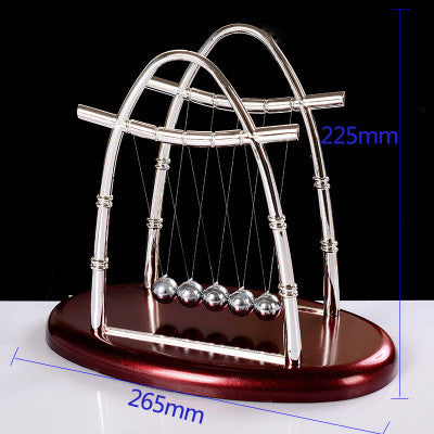 Newtons Cradle Steel Balance Ball Physics Science Pendulum Metal Craft Educational Toy