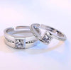 Men's And Women's Tail Rings Heart-shaped Couple Rings