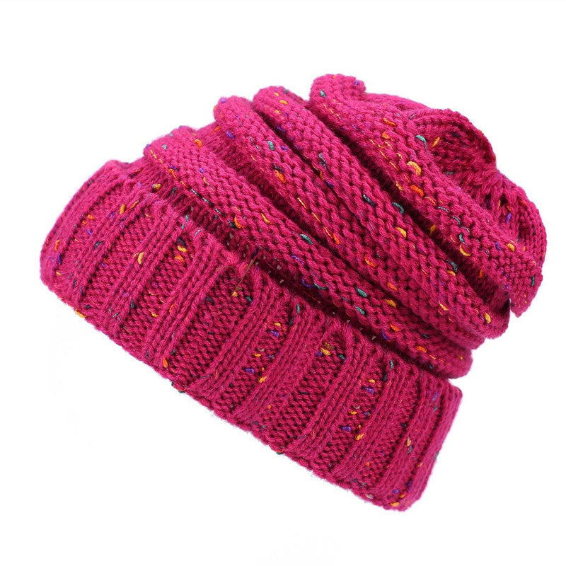 Knitted Woolen Hats For Men And Women In Winter