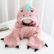 Children's Winter Plush Warm Cute Dinosaur Hat