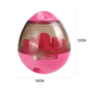 Dog Food Balls Tumbler Pet Puppy Feeder Dispenser Bowl Toy Leak Food Interactive Pet Tumbler Feeder Food Automatic Dispenser Bowl Interactive Balls