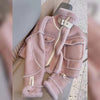 New Fur Integrated Korean Motorcycle Thickening Stand Collar Short Splicing Coat Women