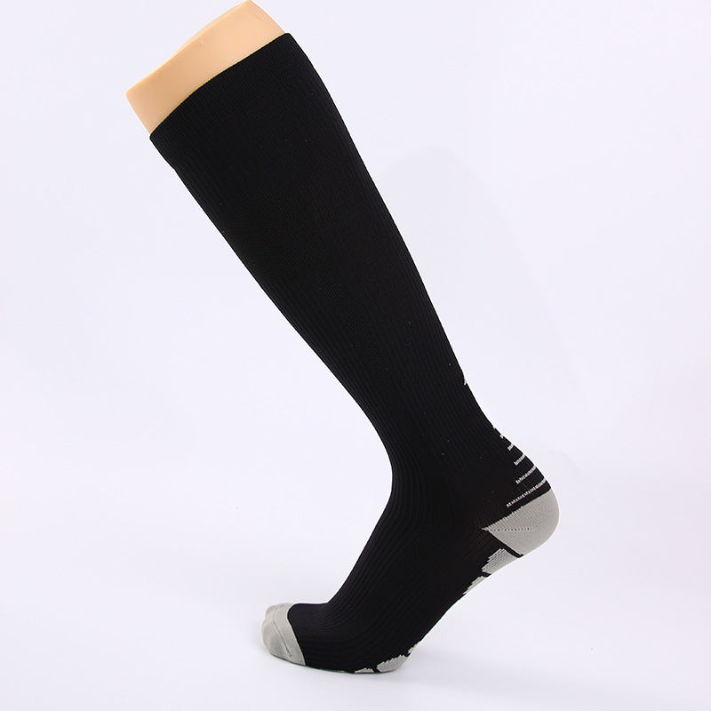 Pressure Sports Multi-color Gradient Men And Women Long Tube Compression Socks