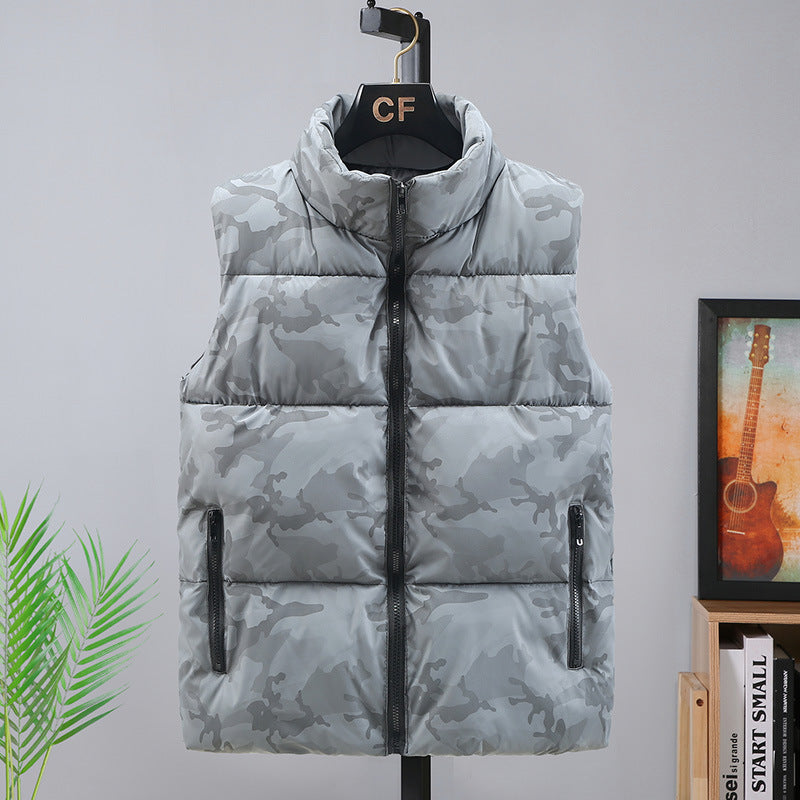 Men's Outer Wear Thick Warm Polyester Jacket