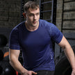 Ice Silk Short Sleeve Sports Top Men's Quick Drying Clothes Running Fitness T-shirt