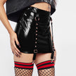 Women's Leather Trendy Hip Skirt