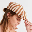 Retro Bold Stripes Fashion British Youth Octagonal Cap