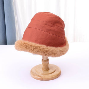 Winter Plush And Thick Plush Appearance Small Face Cold Protection Ear Protection And Warm Basin Cap