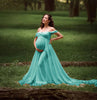 Pregnant Women Fluttering Tail Sleeve Long Dress