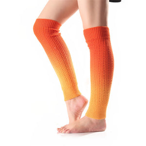 Soft Cashmere Segment Dye Gradient Sock Boot Cover