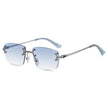 Delicate Wear Sunshade Metal Sunglasses