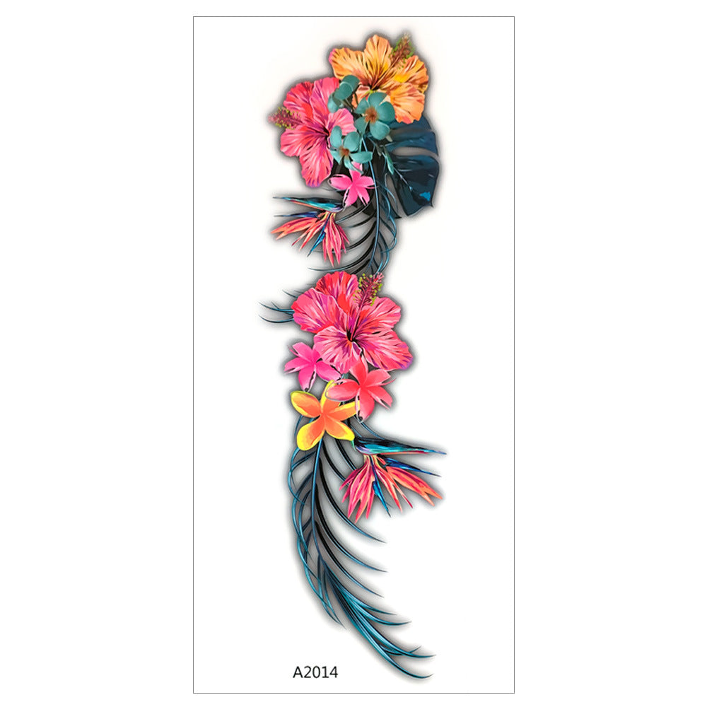 Colorful Domineering Tattoo Applique Arm