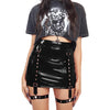 Women's Leather Trendy Hip Skirt