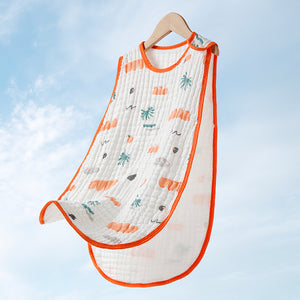 Cotton Gauze Sleeveless Vest Newborn Children's Sleeping Bag