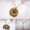 Sunshine Sunflower Necklace Women Men