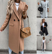 Women's Suit Collar Woolen Coat Coat