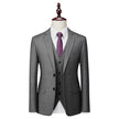 New Men's Business Plaid Casual Suit