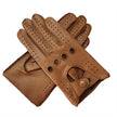 Fashion pu hollow gloves