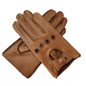 Fashion pu hollow gloves