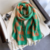 Winter Scarf Women Cashmere Warm Pashmina Solid Female Scarv