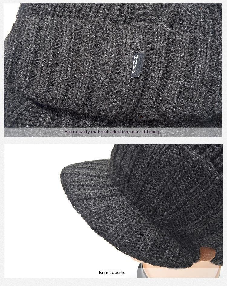 Fashion Trend Men Winter Woolen Hat