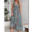 New Fashion Temperament High Waist Sleeveless Bohemian Dress