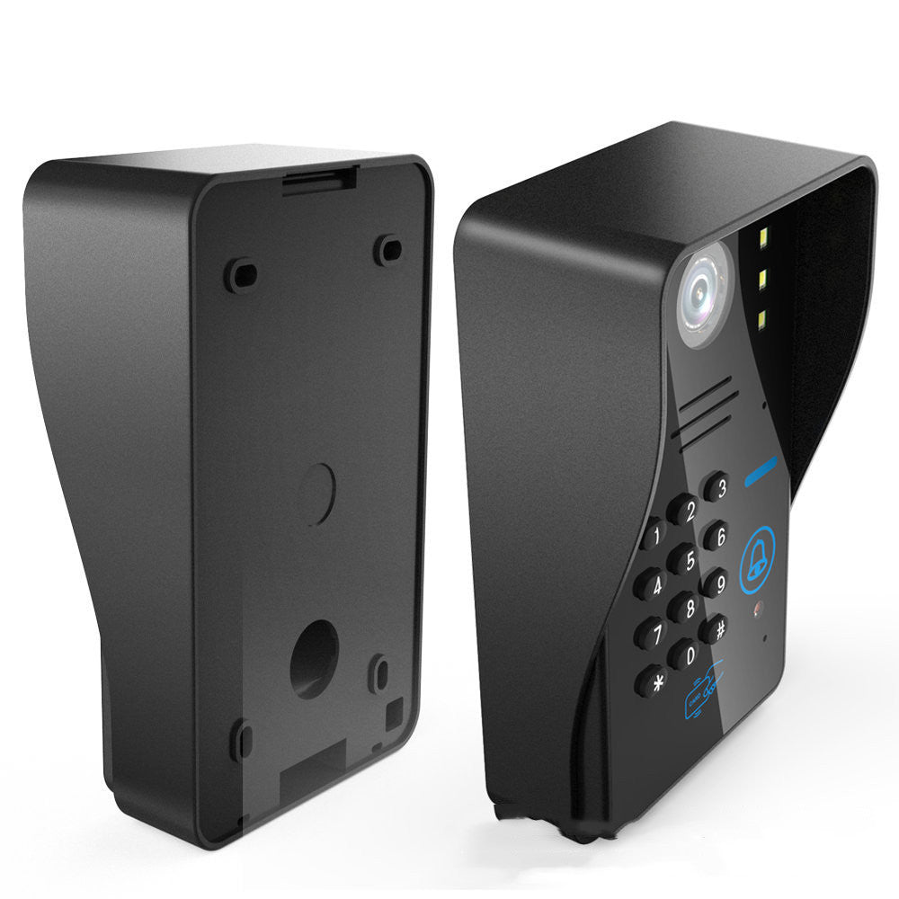 Android 7 Inch Wired Visual Intelligent Intercom Doorbell