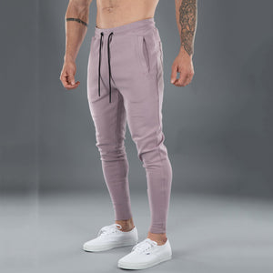 Men's Casual Sports Pants Cotton Skinny Stretch