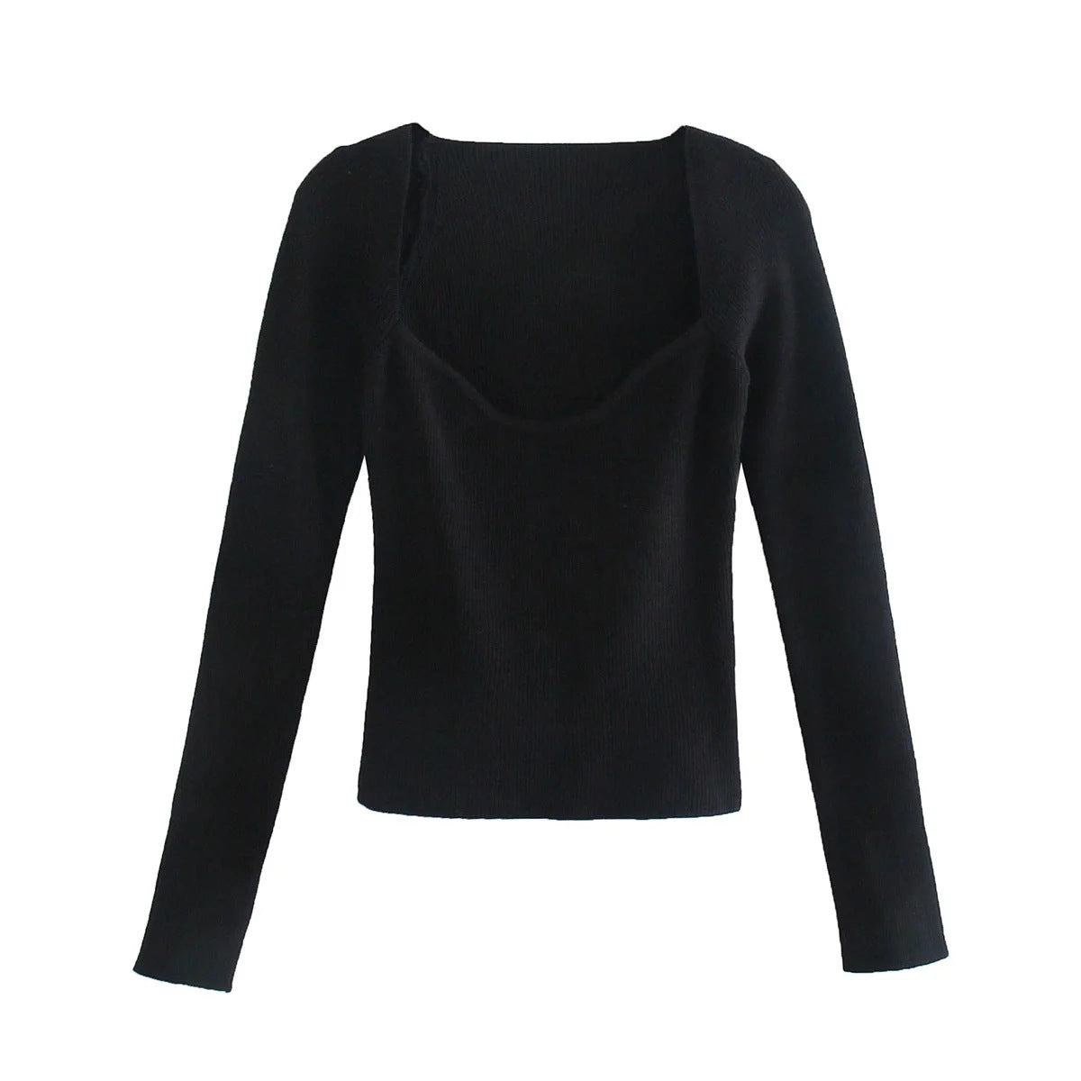 Sexy Jacket Women Pullover Solid Color Slim Pullover Women