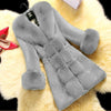 New Style Rabbit Fur Ladies Fur Coat