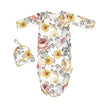 Newborn Knotted Nightgown Baby Sleeping Bag Print