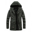 Hooded warm coat